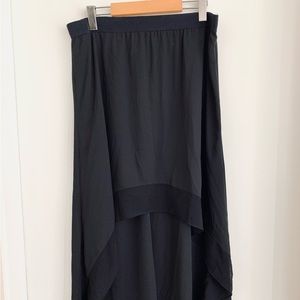 BCBC high low skirt in black